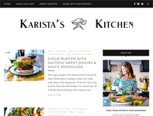 Tablet Screenshot of karistaskitchen.com